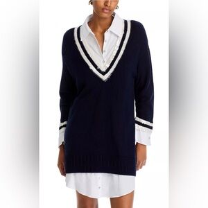 Cinq à Sept Santina Layered Look Sequin Dress